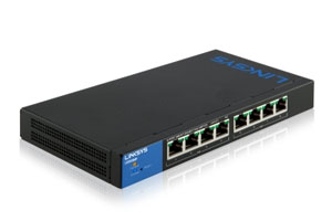 Linksys Switch LGS308MP PoE+ Smart 8 Port Gigabit Network Switch 