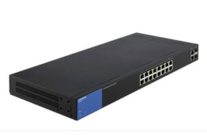 Linksys Switch LGS318P 16-Port Gigabit PoE (125W) Smart Managed Switch